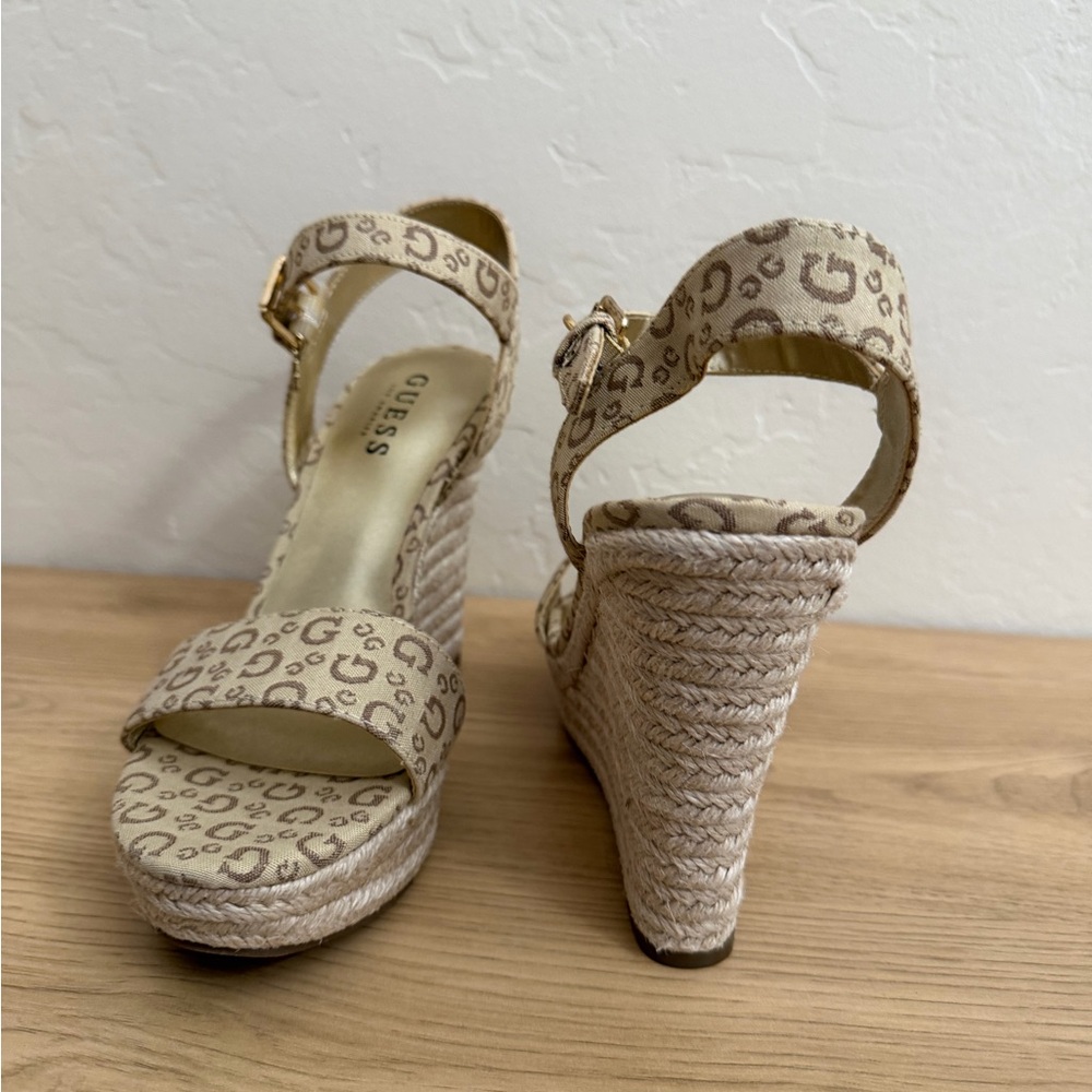 Guess Beige Patterned Espadrilles - image 3